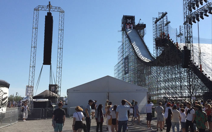 Goal Post at the X Games in Oslo